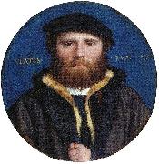 Hans holbein the younger Portrait of an Unidentified Man, possibly the goldsmith Hans of Antwerp oil